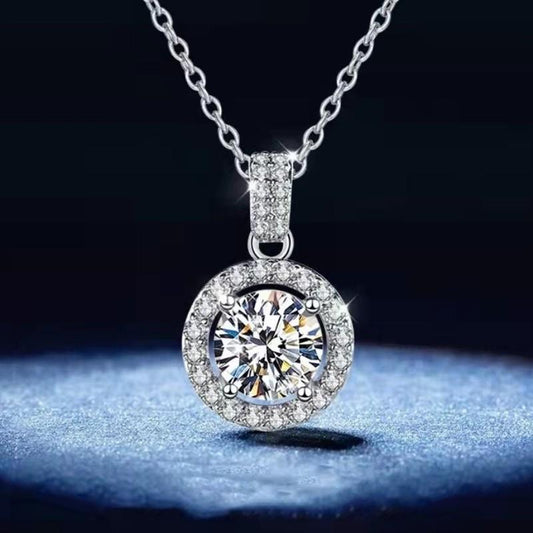 Live Broadcast Karat Imitation Moissanite Stone Pendants