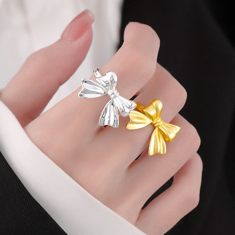 Bow Sweet Style High Sense Affordable Rings