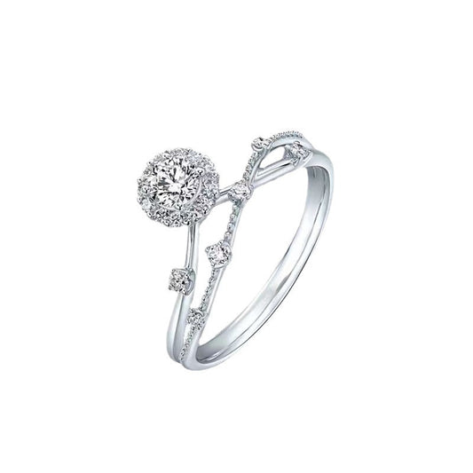 Karat Zircon Proposal Imitation Moissanite Diamond Opening Adjustable Affordable Luxury Rings