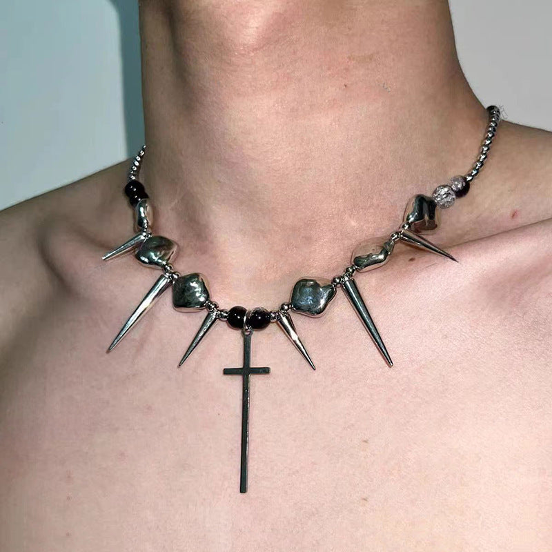 Hot Butterfly Leather Punk Rock Clavicle Collar