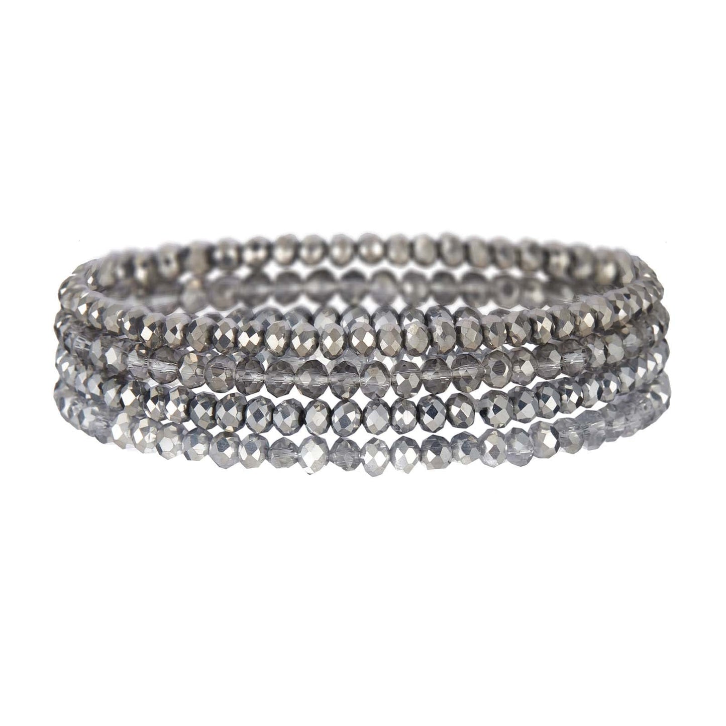 Women's String Beads Twin Elastic Niche Contrast Bracelets