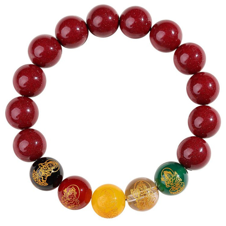 Women's & Men's Of Wealth Lucky Beads Original Life Charm Ethnic Style Bracelets