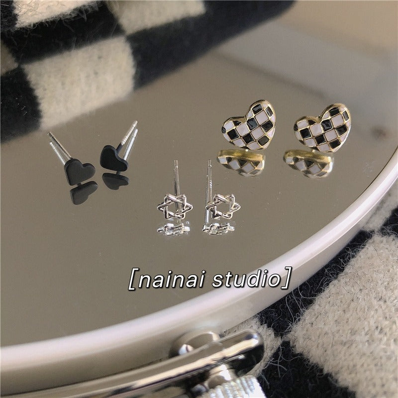 Dark Style Disco Hip Hop Hot Stud Earrings