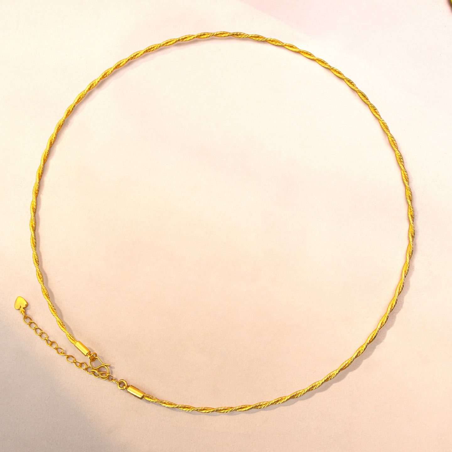 Wear Rope Unisex Twist Soft Niche Lanyard Live Necklaces