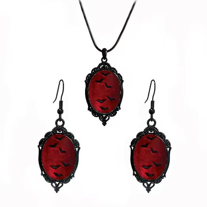 Fashion Elegant Glass Suite Romantic Gift Jewelry Set
