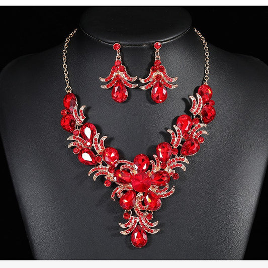 Suite Female Royal Court Style Retro Jewelry Set