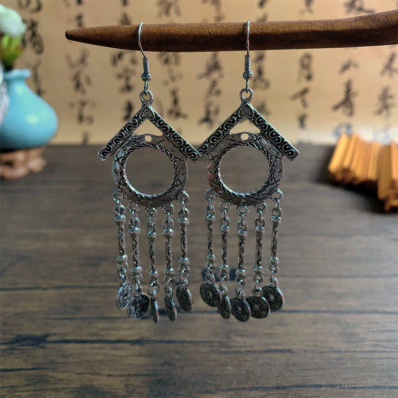 Yunnan Minority Female Retro Temperament Nostalgic Earrings