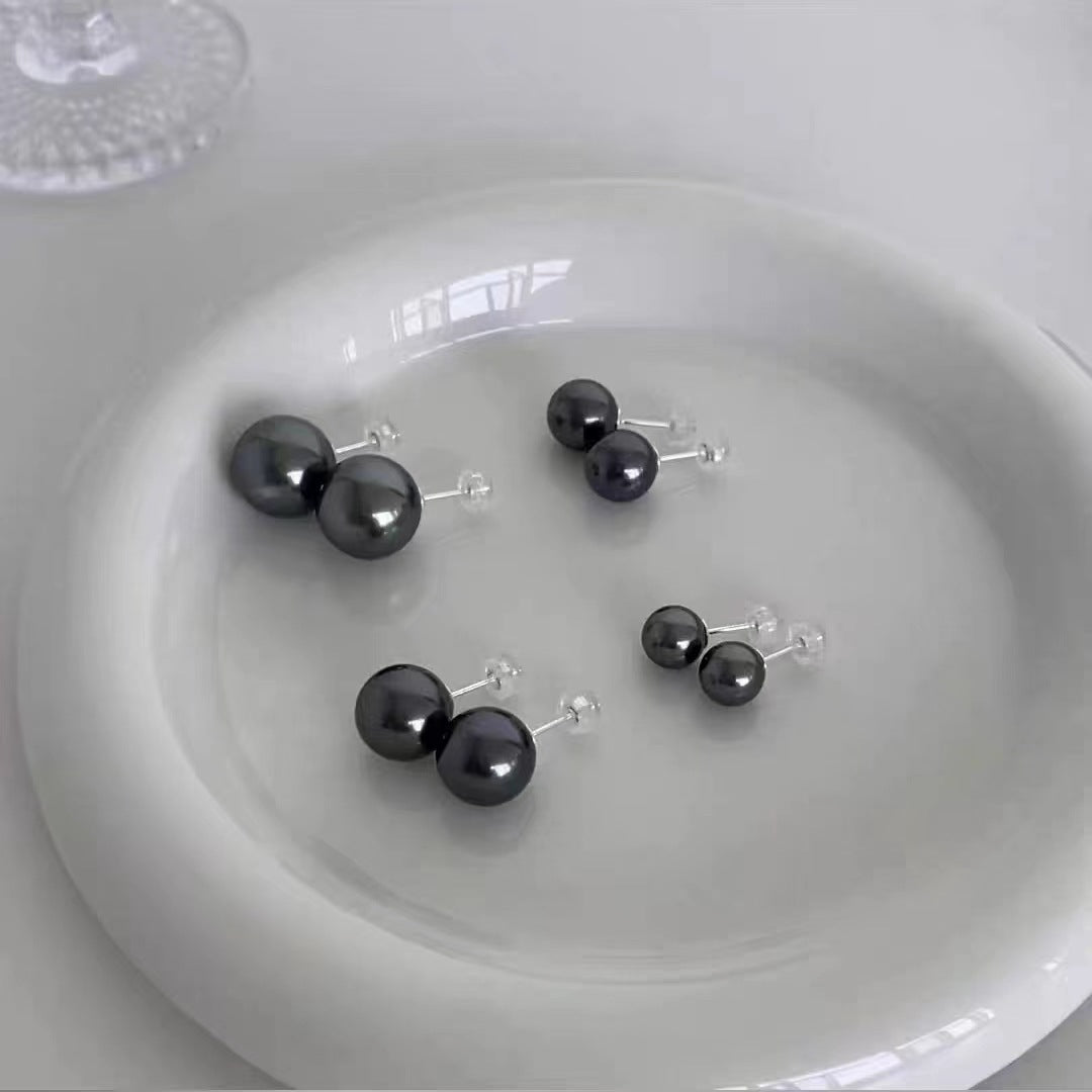 Yuan Strong Light Single Perfect Circle Earrings