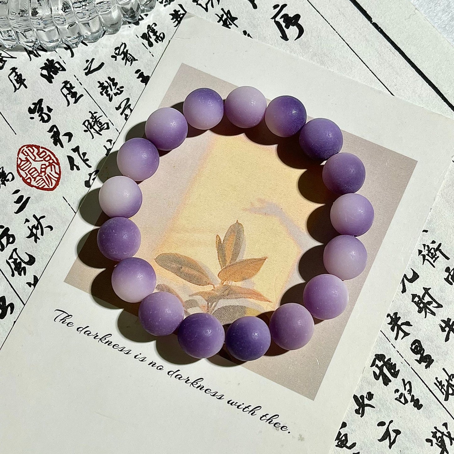 Root Original Seed Single Circle Pink Purple Bracelet