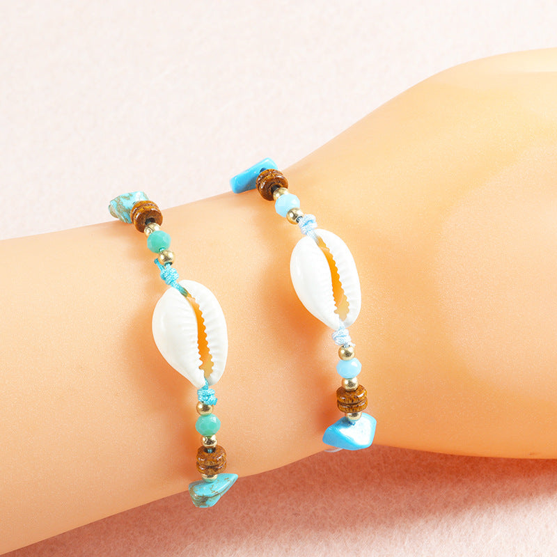 Shell Gravel Ocean Beach Design Surfing Bracelets
