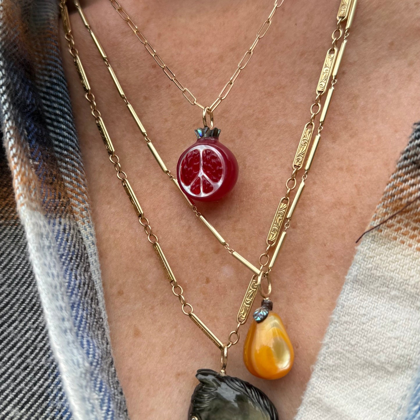 Fashion Popular Trendy Fruit Small Exquisite Pendants