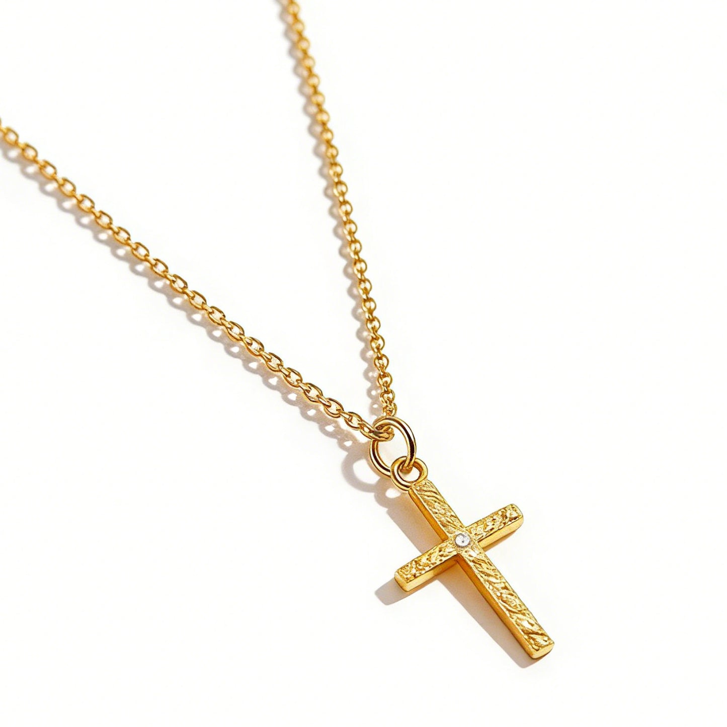 Square With Cross Simple English Letter Pendants