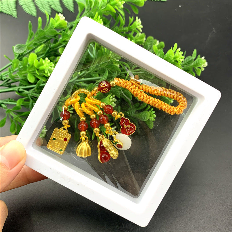 Copper Couple National Fashion Enamel Dripping Oil Hanging Ornaments