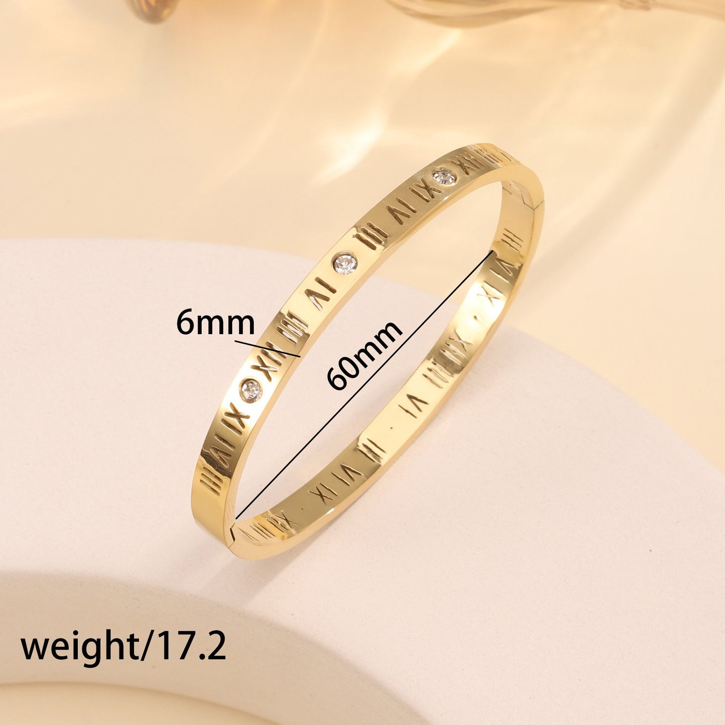 Titanium Steel Stainless Real Gold Furnace Bracelets