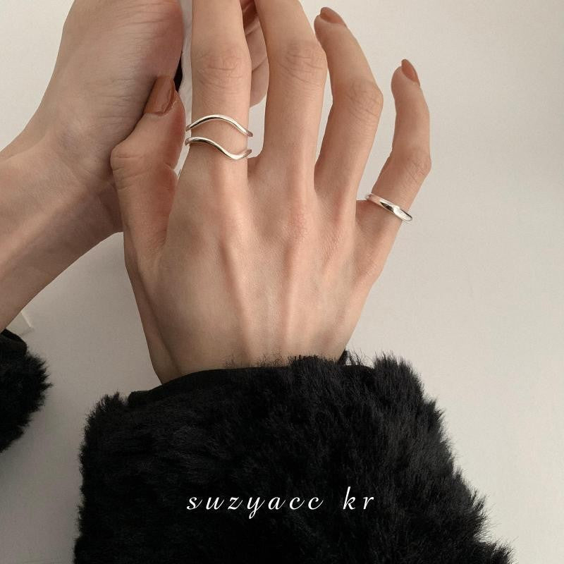 Affordable Luxury Personality Thai Sier Copper Female Rings