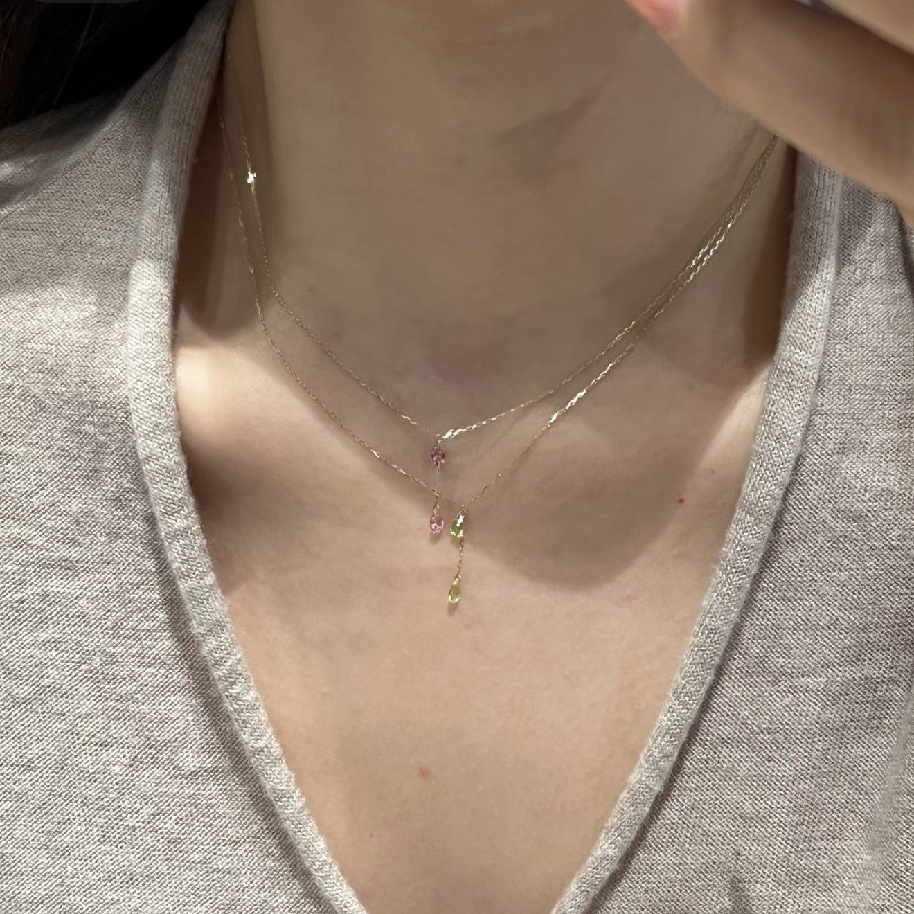 Female Clavicle Chain Temperament Entry Lux High Sense Necklaces