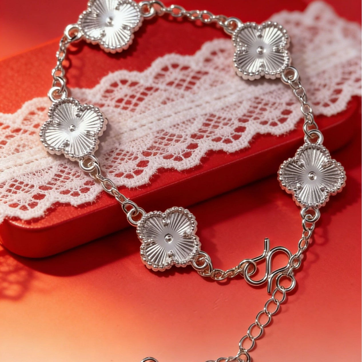 Hollow Mush Ice Gourd Petty Five Fu Lu Gift Bracelet