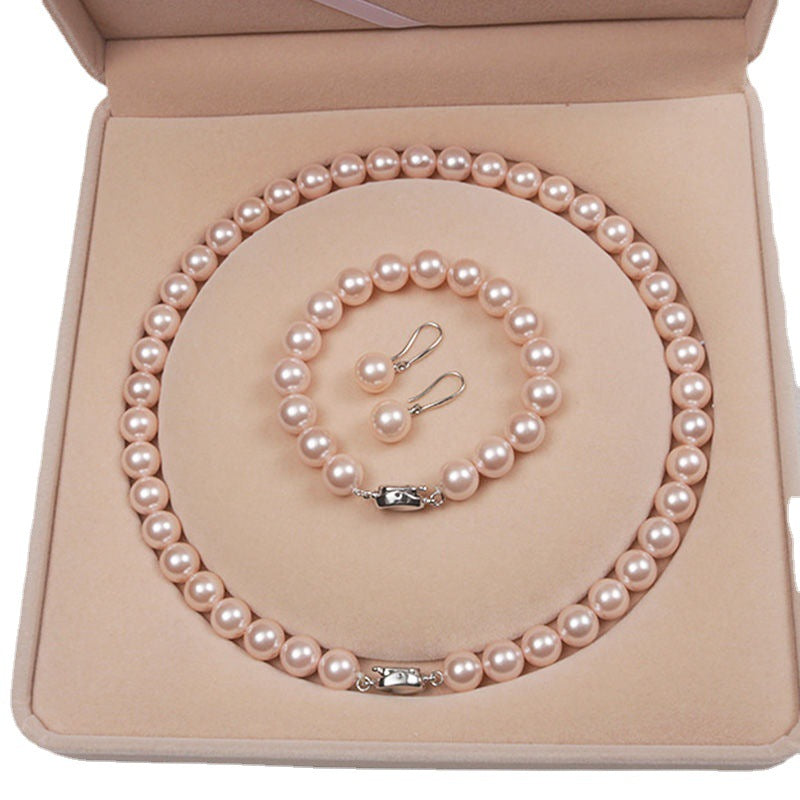 Women's Pearl Bright Retro Sweet Elegant Graceful Earrings