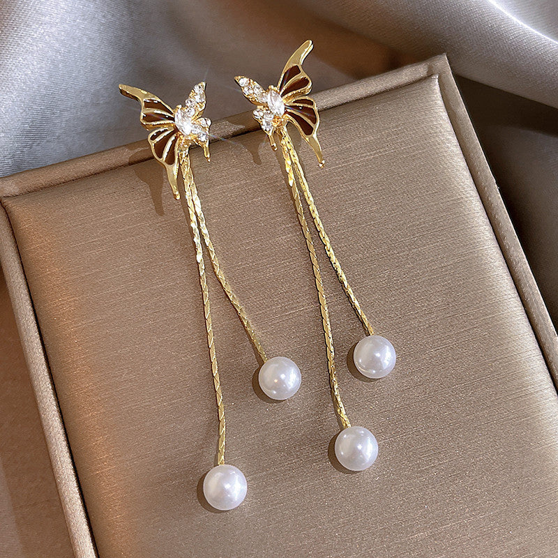 Women's Pearl Elegant High-grade White Ear Clip Earrings