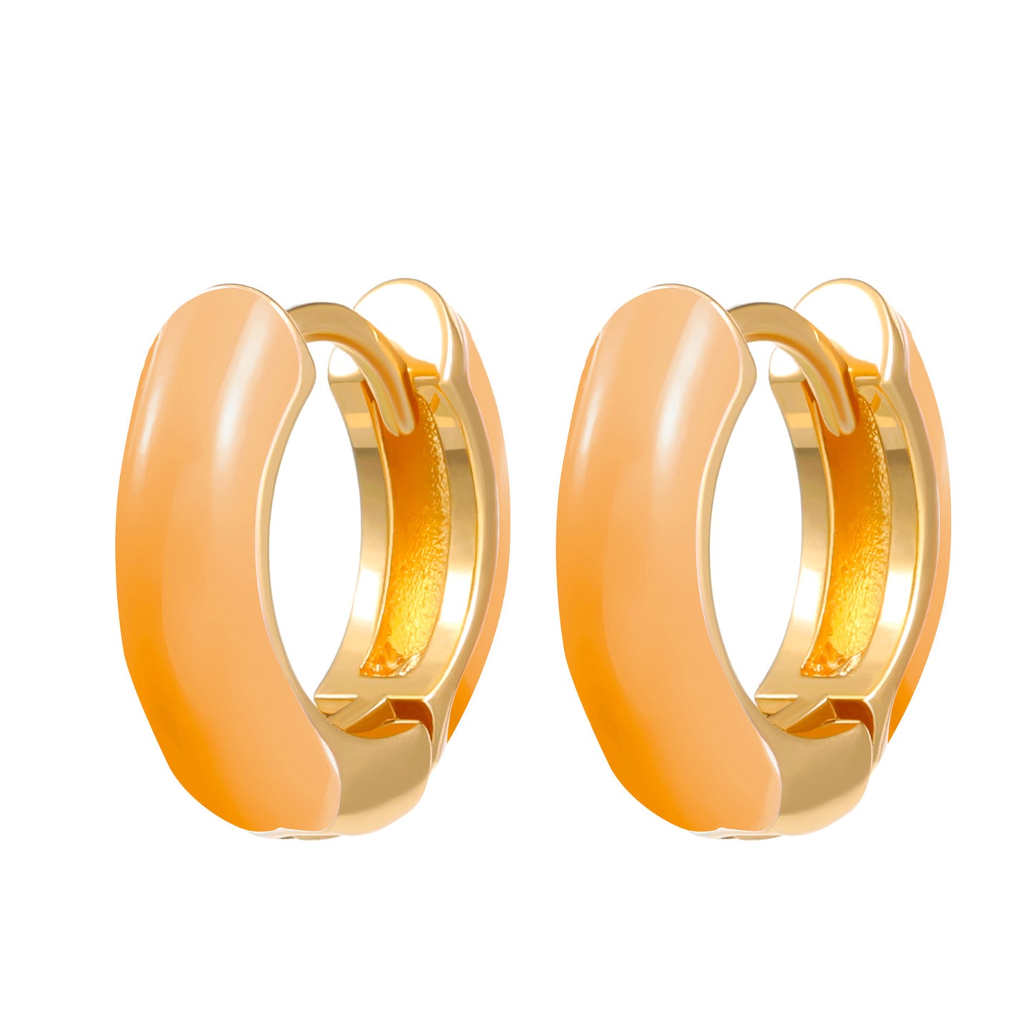 Women's Colorful Oil Shaped Fashion Temperamental Minority Design Geometric Earrings