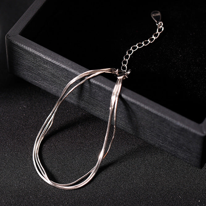 Women's Snake Bone Choker Simple Elegant Cold Style Light Luxury Bracelets