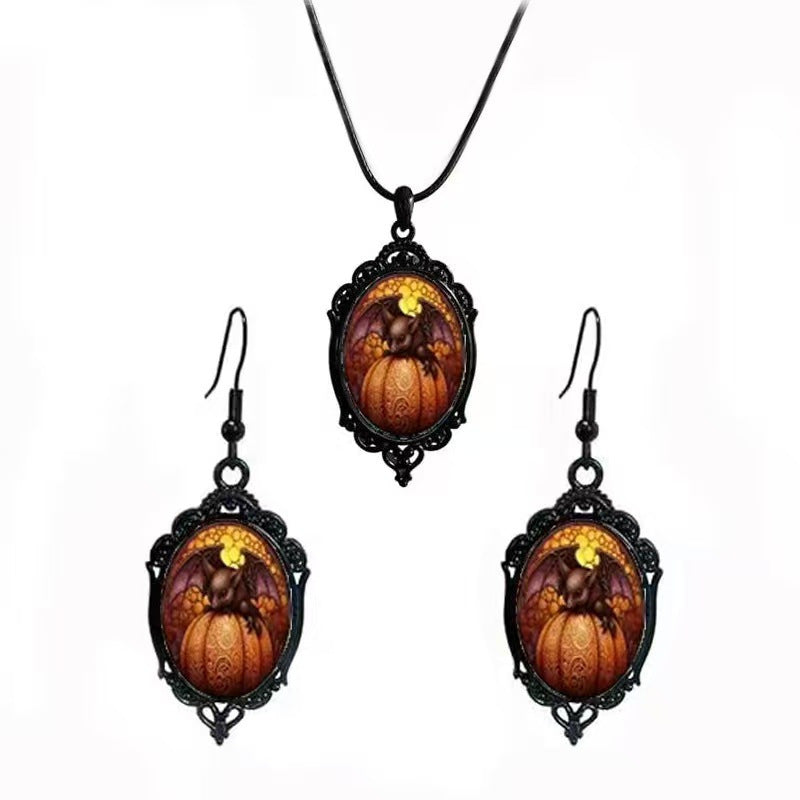 Fashion Elegant Glass Suite Romantic Gift Jewelry Set