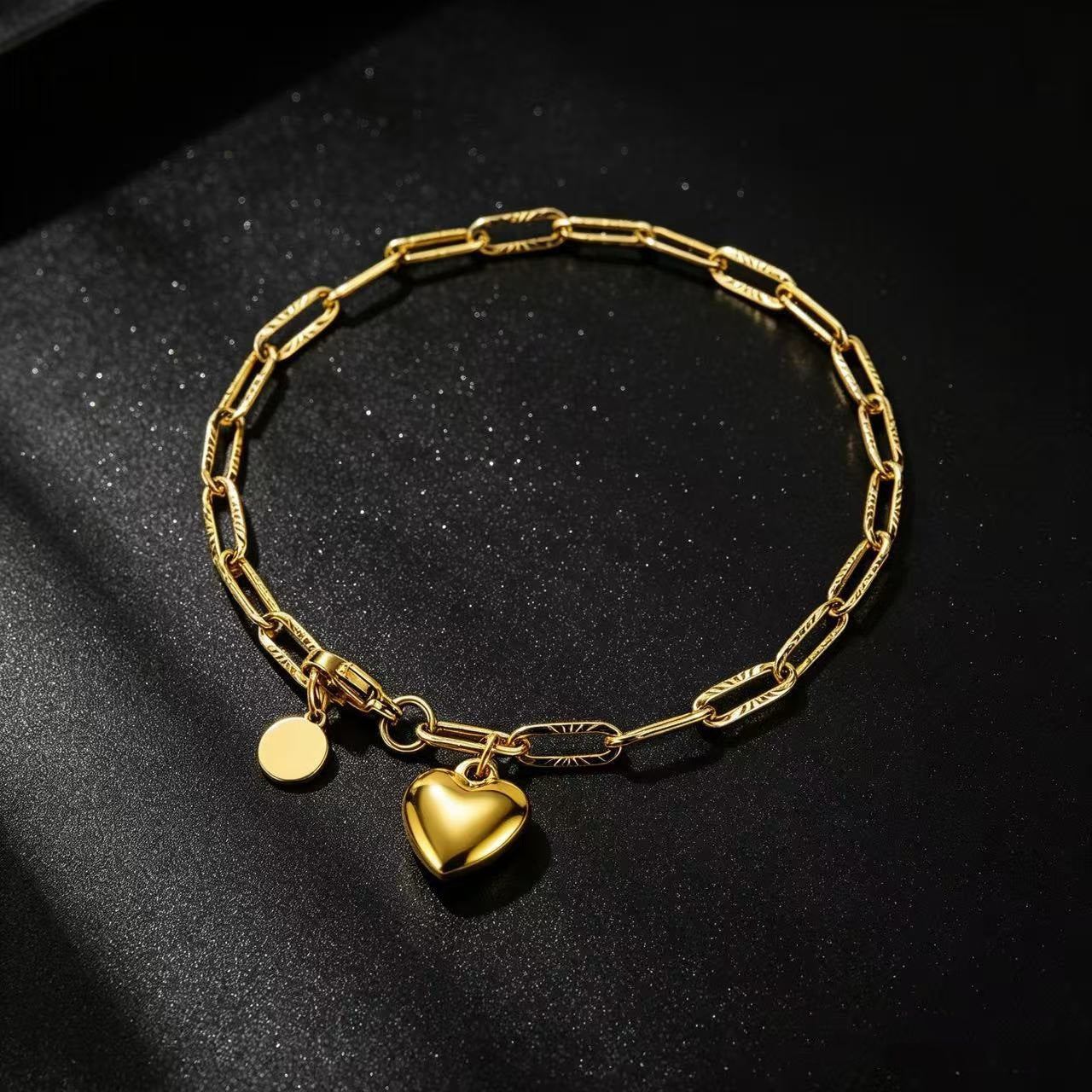 Simple Stainless Steel Love Female Girlfriends Necklaces