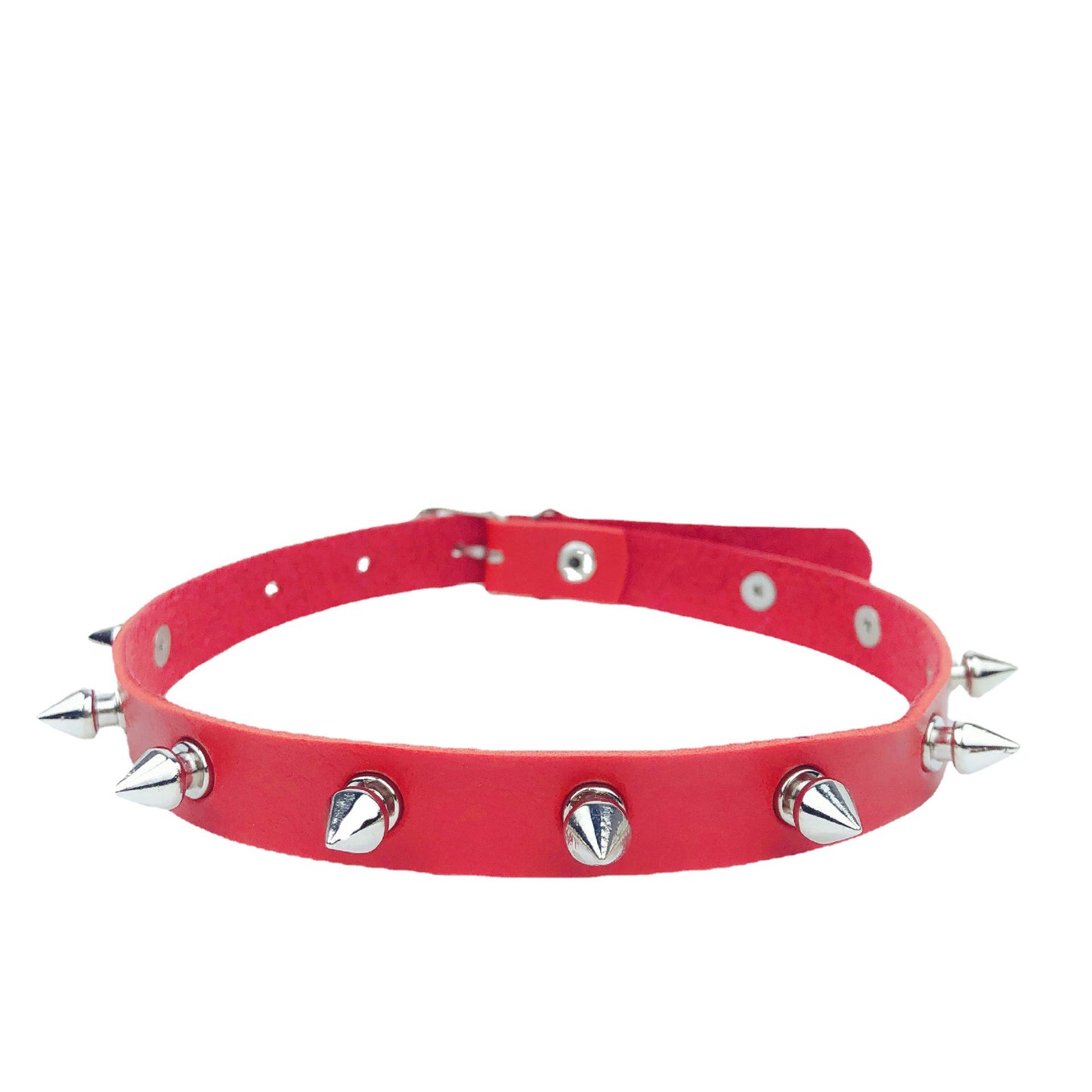 Punk Tip Rivet Leather Gothic Rock Collar