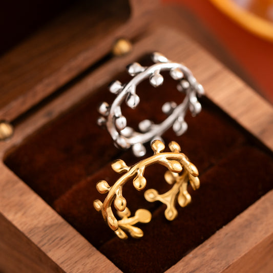 Stainless Steel Open Vacuum Plating Titanium Ring