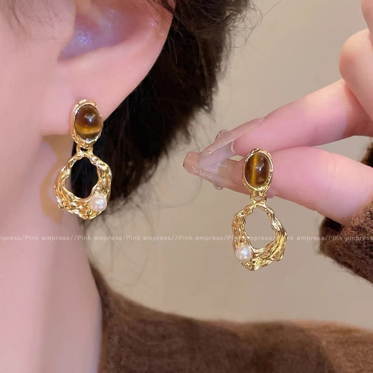 Wild Light Luxury High-grade Clip Female Rings