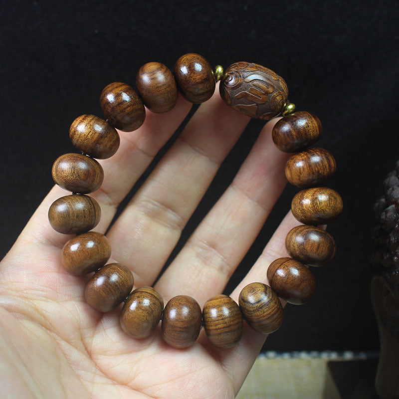Green Sandalwood Rosewood Abacus Beads National Style Bracelets