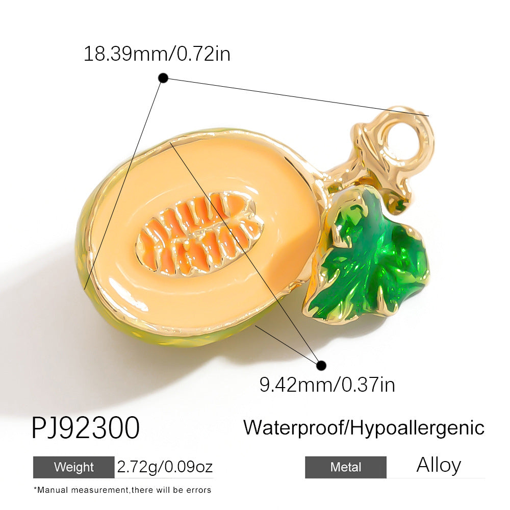 Mini Fruit Cartoon Pastoral Style Three-dimensional Jewelry Accessories