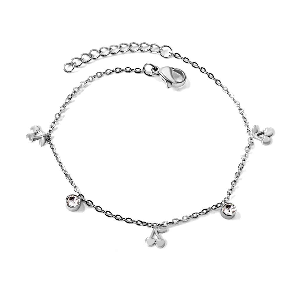 Simple Exquisite Refined Grace Cold Style Stainless Bracelets