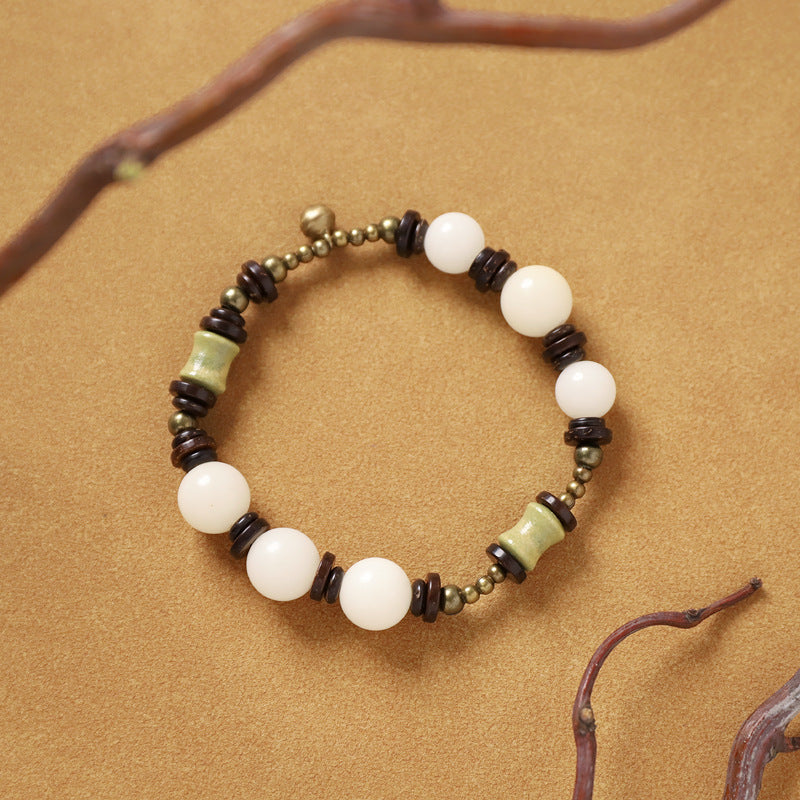 Women's & Men's Chinese Natural Plant Seed Fruit Bodhi Retro Bracelet