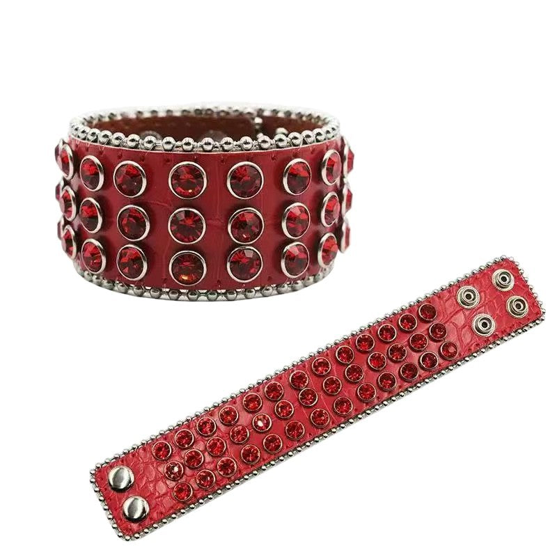 Personalized Design Rhinestone Hip Hop Trend Bracelet