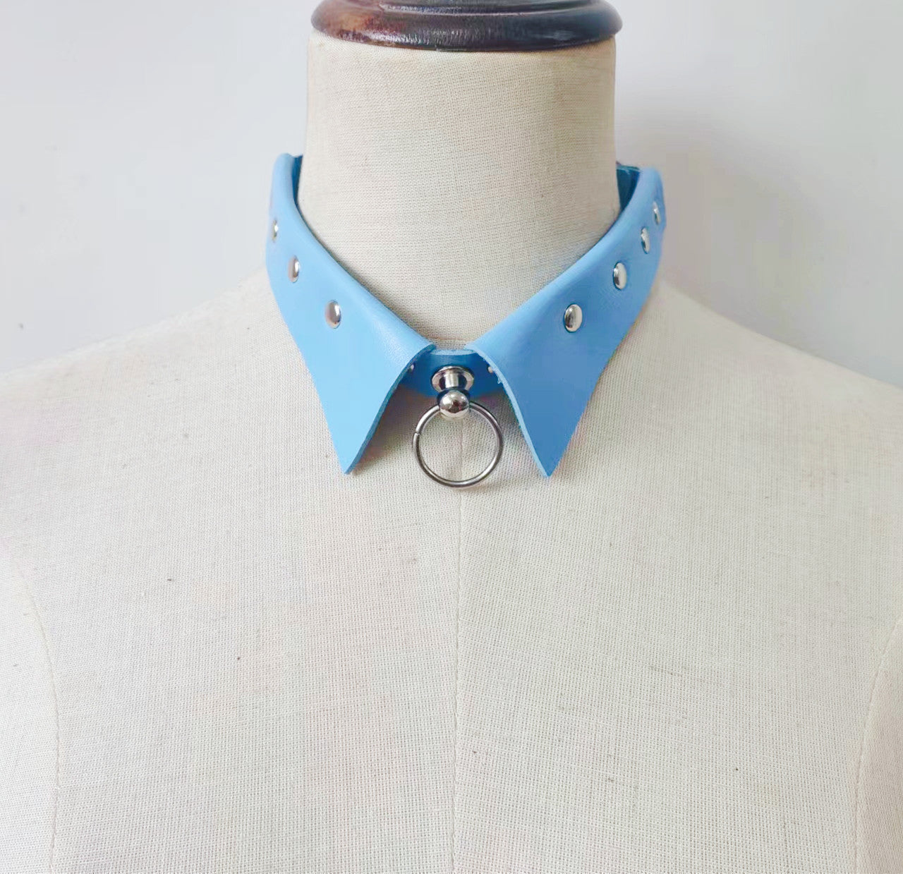 Personality Punk Gothic Leather Simple Trend Collarbone Necklet Collar