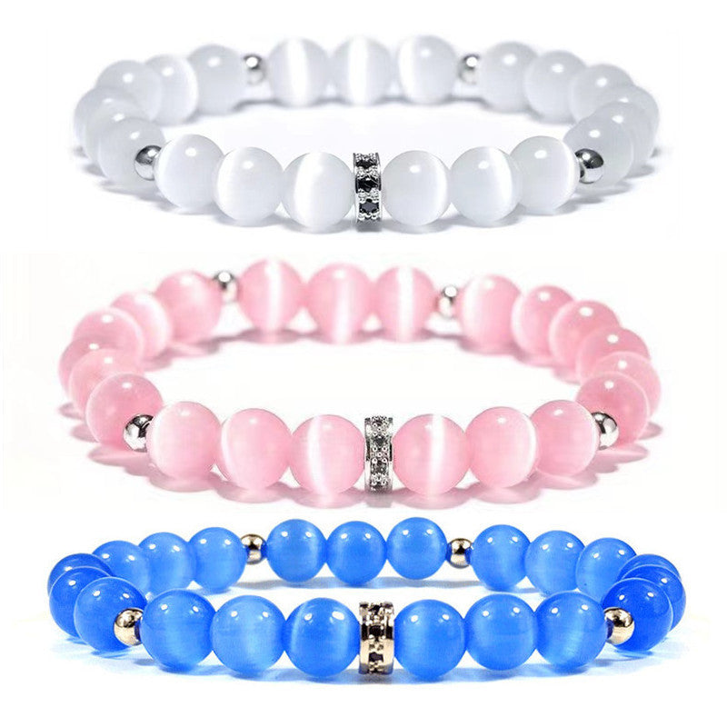 Women's Opal Crystal Copper Micro Inlaid Zircon Bracelet