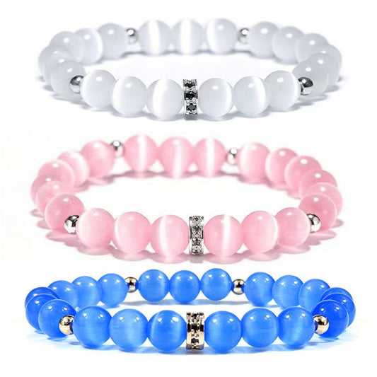 Women's Opal Crystal Copper Micro Inlaid Zircon Bracelet