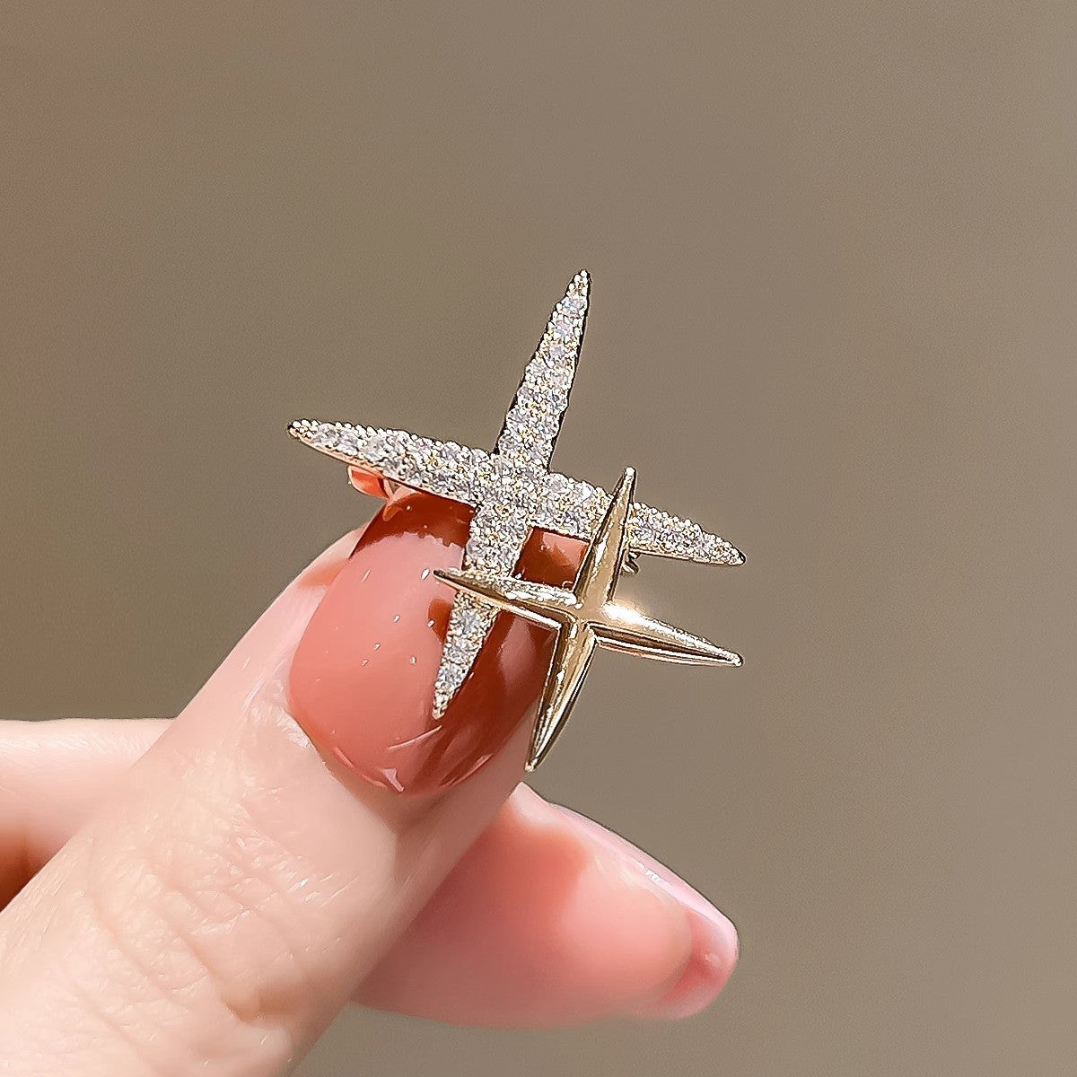 Men's Small Star Brooch Personalized Graceful Wild Brooches