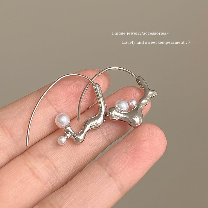 Temperament Niche Ear Jewelry Light Luxury Earrings