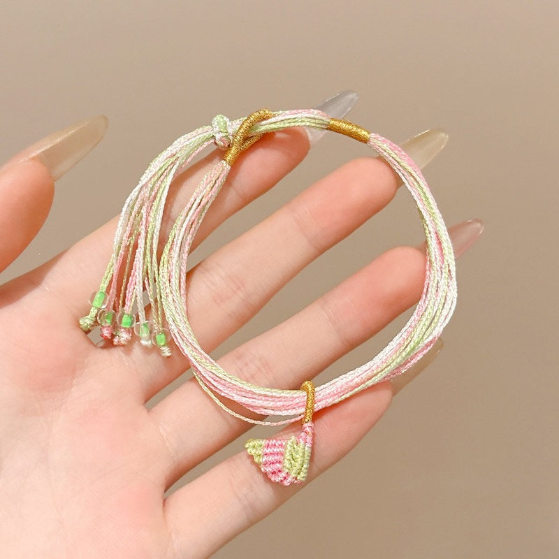 Children's Dragon Boat Festival Colorful Rope Chic Carrying Strap Batch Bracelet
