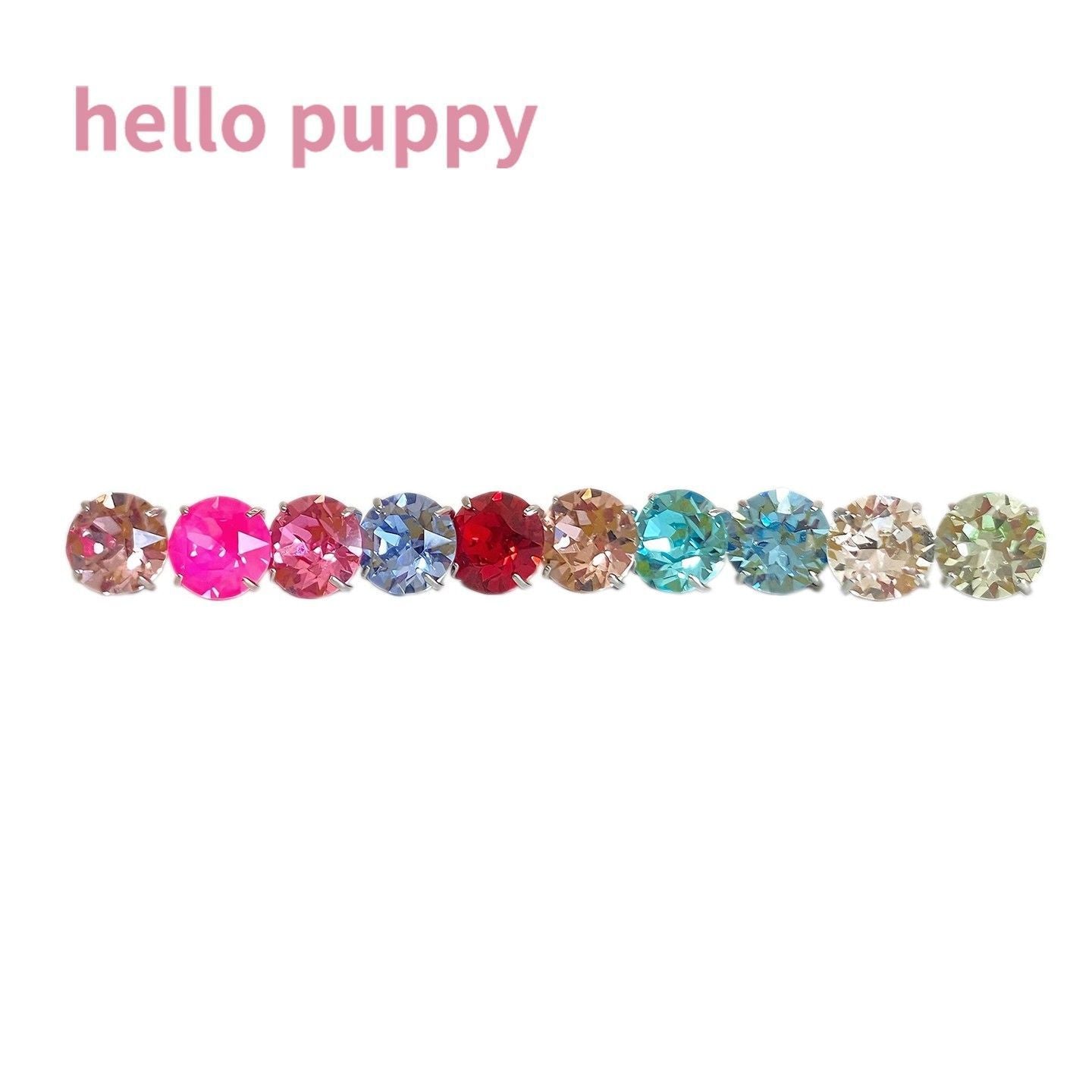 Titanium Alloy Thick Tooth Mouth Spiral Chinese Seed Stud Earrings