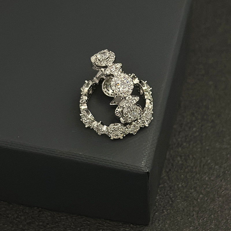 Women's For Special Interest Light Luxury Simple Graceful High-grade Couple Ring