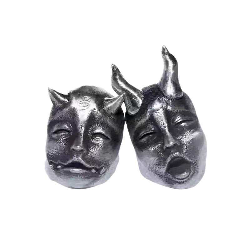 Women's & Men's Dark Asymmetric Devil Trendy Cool Nightclub Bar Earrings