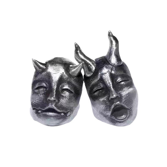Women's & Men's Dark Asymmetric Devil Trendy Cool Nightclub Bar Earrings