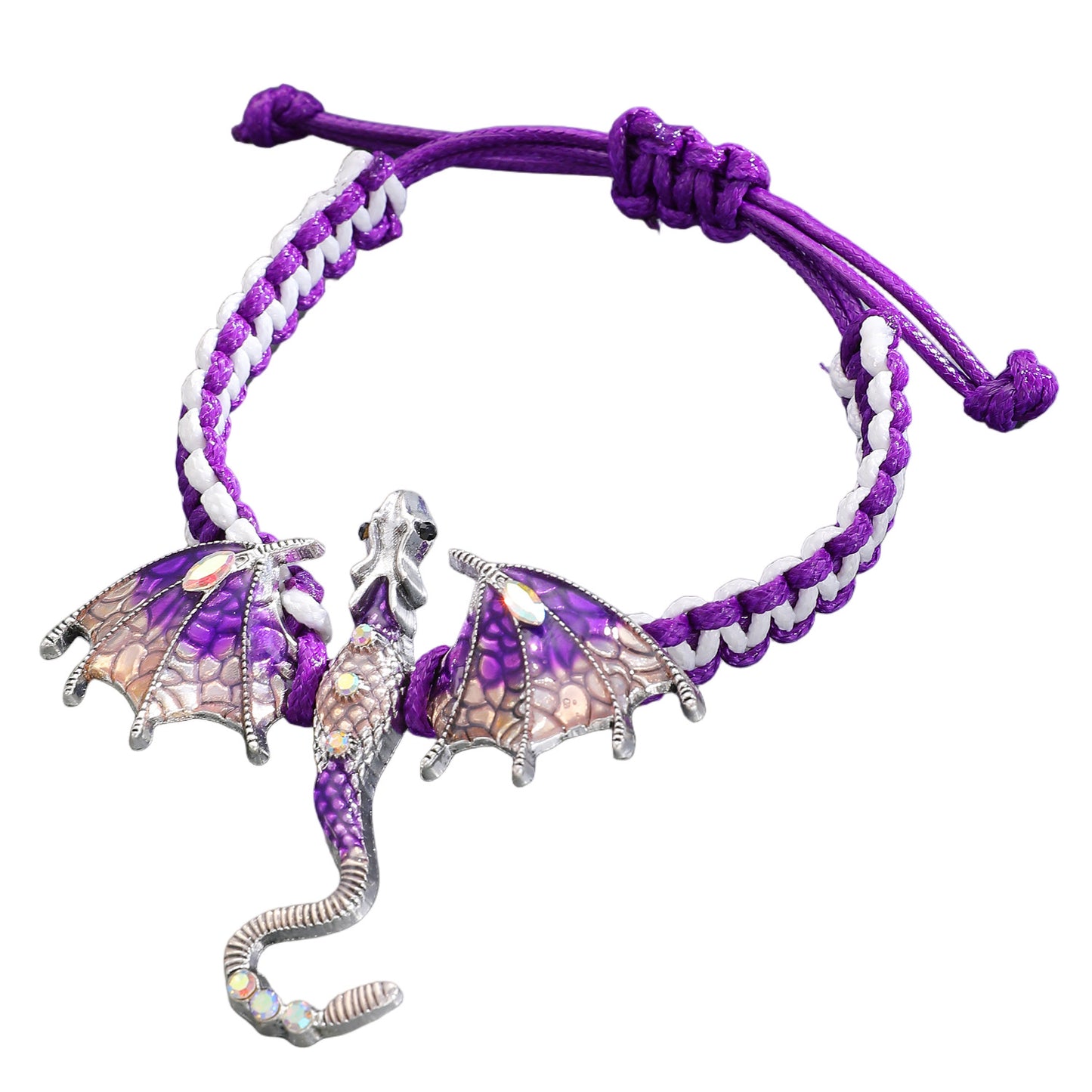 Dragon Hand Weaving Diamond Flying Carrying Strap Personality Bracelet