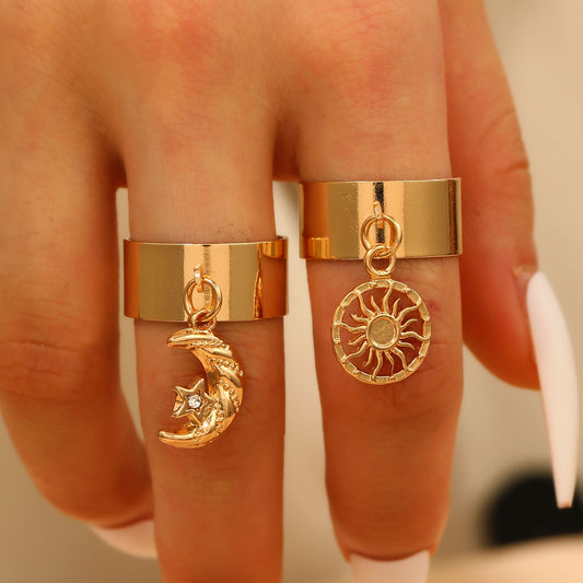 Luxury High Sense Cat's Paw Eyes Rings