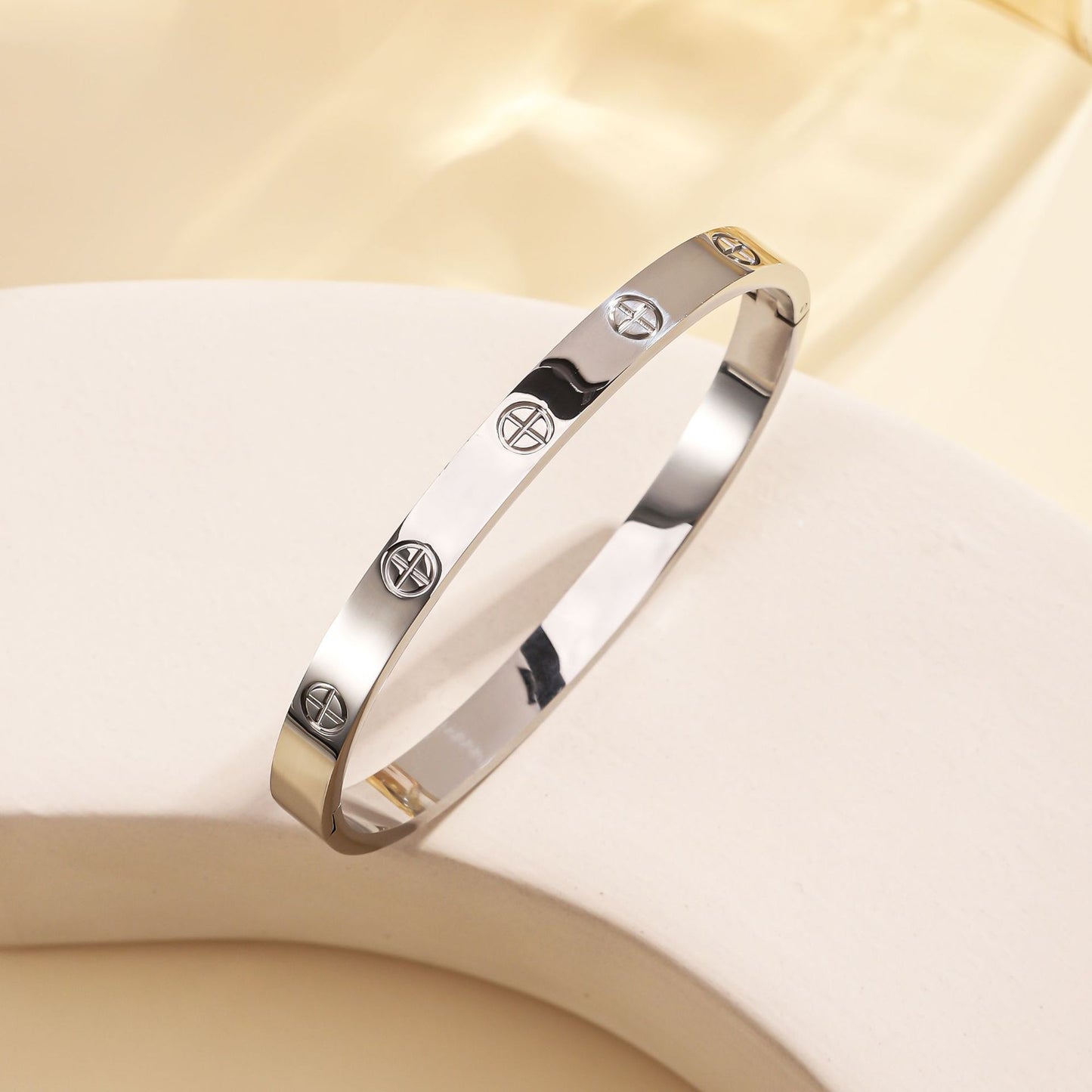 Titanium Steel Stainless Real Gold Furnace Bracelets