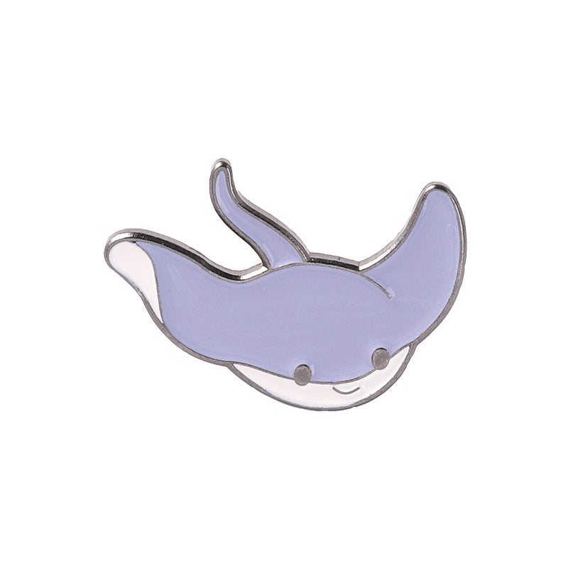 Marine Life Brooch Octopus Whale Badge For Brooches