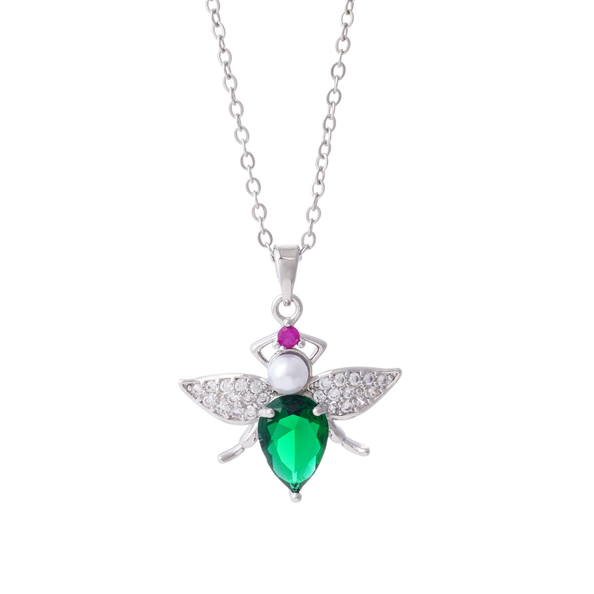 Women's Advanced Moving Bee Copper Plating Titanium Necklaces